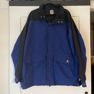CARHARTT Jacket coat 2XL work shield parka hooded mesh lined
